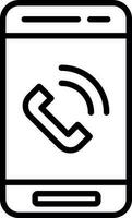 Telefon Anruf Vektor Symbol Design