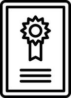 Zertifikat Vektor Symbol Design