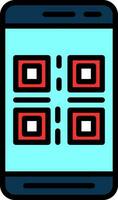 qr Code Vektor Symbol Design