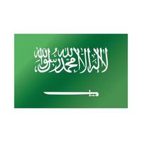 Saudi-Arabien Nationalfeiertag Flagge Nationalemblem Farbverlauf Symbol vektor