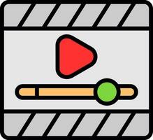 Video Spieler Vektor Symbol Design