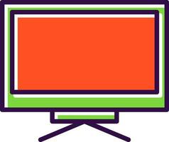 Clever Fernseher Vektor Symbol Design