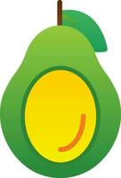 Avocado-Vektor-Icon-Design vektor