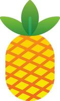 Ananas-Vektor-Icon-Design vektor