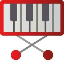 piano tangentbord vektor ikon design