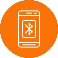 Handy, Mobiltelefon Bluetooth Vektor Symbol Design