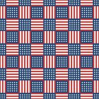 sömlös mönster med USA flagga vektor