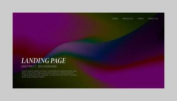 modern Hintergrund Design mit Gradient und Korn Textur. minimalistisch Gradient Hintergrund mit geometrisch Formen zum Webseite Design, Landung Buchseite, Hintergrund, Banner, Poster, Flyer, und Präsentation vektor