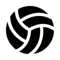 Volleyball Symbol zum Ihre Webseite, Handy, Mobiltelefon, Präsentation, und Logo Design. vektor
