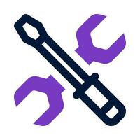 Werkzeug Symbol zum Ihre Webseite, Handy, Mobiltelefon, Präsentation, und Logo Design. vektor