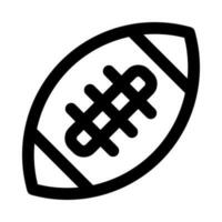 rugby boll ikon för din hemsida, mobil, presentation, och logotyp design. vektor