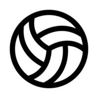 Volleyball Symbol zum Ihre Webseite, Handy, Mobiltelefon, Präsentation, und Logo Design. vektor