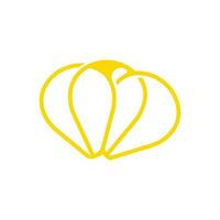 Sonnenblume Logo, Blume Garten einfach Design, Vektor Illustration Vorlage