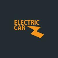 elektrisch Auto Logo Vektor