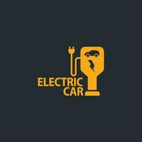 elektrisch Auto Logo Vektor