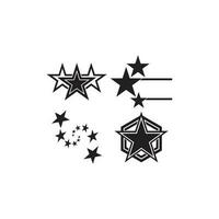 stjärna logotyp ikon ,illustration design mall vektor. vektor