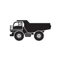 dumpa lastbil icon.vector illustration logotyp design. vektor