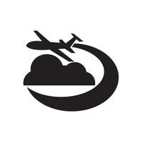 einstellen von Reise Logo zum Reise Agentur Vektor Symbol Illustration Design