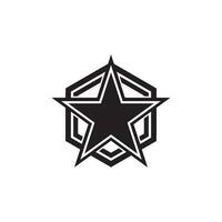 Star Logo Symbol ,Illustration Design Vorlage Vektor. vektor