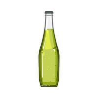 Wasser Glas Flasche Limonade Karikatur Vektor Illustration