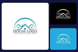 Haus Eigentum Logo Design Vorlage vektor