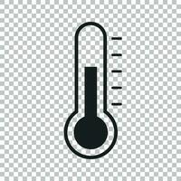 Thermometer Symbol. Tor eben Vektor Illustration auf isoliert Hintergrund.