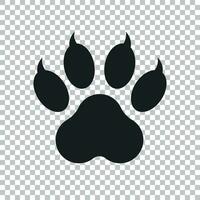 Tass skriva ut ikon vektor illustration isolerat på isolerat bakgrund. hund, katt, Björn Tass symbol platt piktogram.