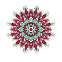 vektor blommig lyx dekorativ islamic mandala design bakgrund
