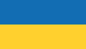 Ukraine Flagge Symbol im eben Stil. National Zeichen Vektor Illustration. politisch Geschäft Konzept.