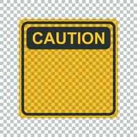 Warnung, Vorsicht Zeichen Symbol im eben Stil. Achtung Alarm Vektor Illustration auf isoliert Hintergrund. warnen Risiko Geschäft Konzept.