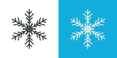 Schneeflocke Symbol im eben Stil. Schnee Flocke Winter Vektor Illustration auf isoliert Hintergrund. Weihnachten Schneefall Ornament Geschäft Konzept.