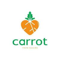 Karotte Illustration kreativ Design Karotte landwirtschaftlich Produkt Logo Symbol, Karotte Verarbeitung, vegan Essen, Bauern Markt, Vektor