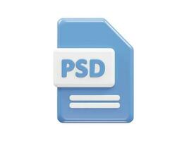 psd Datei Format Mappe Vektor 3d