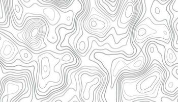abstrakte topografische Kontur in Linien und Konturen. geografisches Gebirgsrelief. Hintergrundkonzept der topografischen Karte. Papierstruktur. vektor