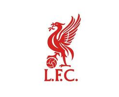 liverpool klubb symbol logotyp premiärminister liga fotboll abstrakt design vektor illustration