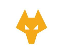 wolverhampton vandrare klubb symbol logotyp premiärminister liga fotboll abstrakt design vektor illustration