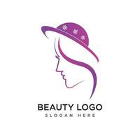 Schönheit Logo Vektor Illustration Design Vorlage.