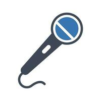 Mikrofon Stimme Recorder Symbol vektor