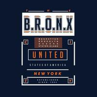 de bronx text ram grafisk design, typografi vektor, illustration, för skriva ut t skjorta, Häftigt modern stil vektor