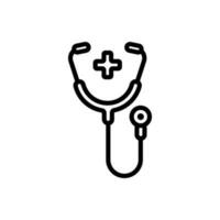 Stethoskop Symbol Zeichen Symbol Vektor