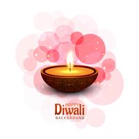 Kreativer bunter Festivalhintergrund für glückliches Diwali-Design vektor