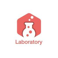 laboratorium logotyp ikon vektor