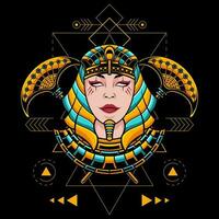 ägyptisch Anubis Mädchen Illustration vektor