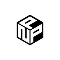 npp-Buchstaben-Logo-Design in Abbildung. Vektorlogo, Kalligrafie-Designs für Logo, Poster, Einladung usw. vektor