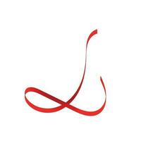 rött band illustration vektor
