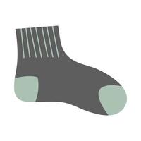 grüne Socke Symbol Vektor-Design vektor
