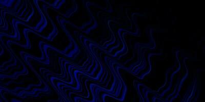 dunkelblauer Vektorhintergrund mit Kurven. vektor