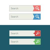 Suche Bar Vektor ui Element Symbol im eben Stil. Suche Webseite bilden Illustration Feld. finden Suche Geschäft Konzept.