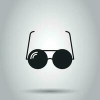 solglasögon ikon. vektor illustration på isolerat bakgrund. företag begrepp glasögon piktogram.