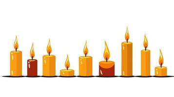 leuchten Symbolismus erkunden das Bedeutung hinter das Kerze Logo vektor
